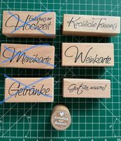 Stempel*Trauung*Weinkarte*Gut zu wissen Nordrhein-Westfalen - Rheinbach Vorschau