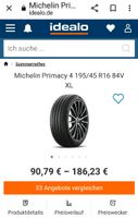 NEU Michelin Sommerreifen 195/45 R16 84V bis 240kmh Sachsen-Anhalt - Halle Vorschau