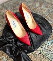 Jimmy Choo Pumps/Peeptoes aus Leder in Rot Berlin - Grunewald Vorschau