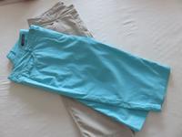 2 neuwertige Adagio Caprihosen Bermudas Gr. 46 türkis und sand Kr. München - Brunnthal Vorschau