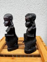 Zwei afrikanische Figuren aus Holz Bayern - Nersingen Vorschau