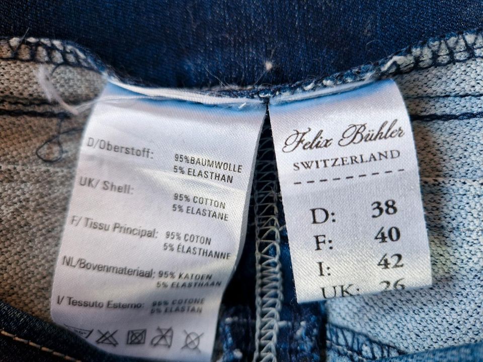 Felix Bühler Reithose Gr. 38 Jeans mit Grip in Oelsnitz/Erzgeb.