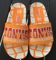 Wie neu! Adiletten Adidas Tony´s Chocolonely orange/weiß Größe 42 Bayern - Landshut Vorschau