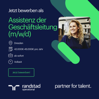 Assistenz der Geschäftsleitung (m/w/d) Dresden - Innere Altstadt Vorschau
