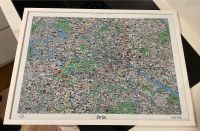 Jenni Sparks  Hand Drawn Map of Berlin A2 Bild Rahmen weiß Bremen - Borgfeld Vorschau