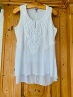Bluse Tredy, Gr. 40, weiß, ärmellos, Top gepflegt, BW/Viskose Hessen - Alsbach-Hähnlein Vorschau