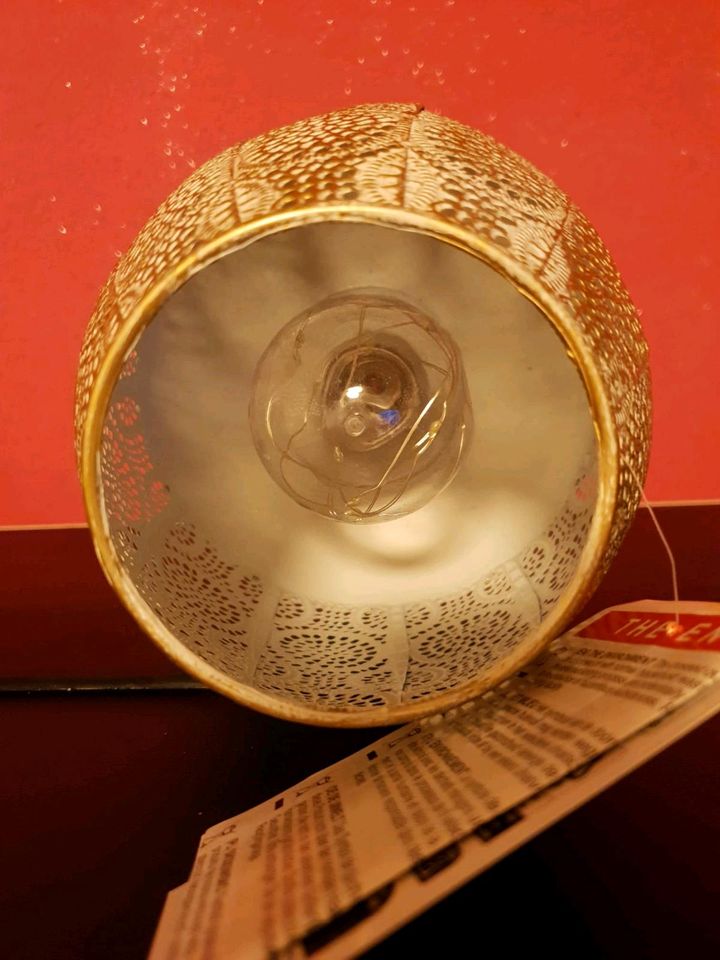 ⭐⭐Orientalische Lampe Gold 17cm für Kerzen,LED Lichterketten | in Hamburg