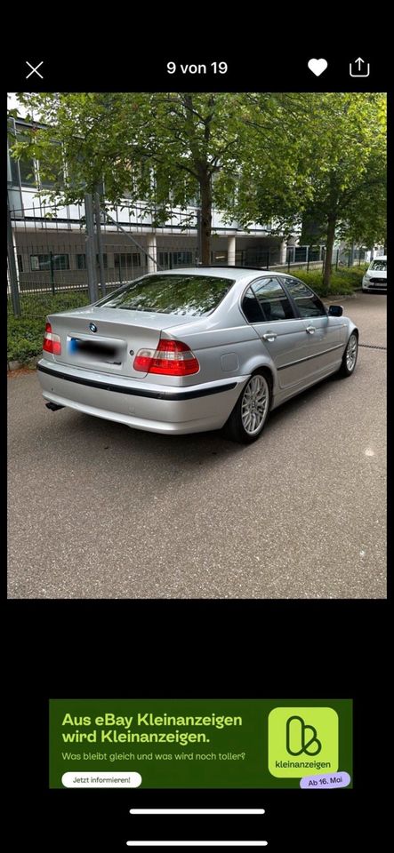 BMW e46 320i Schlachtfest in Dillingen (Donau)