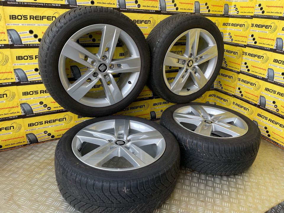 Seat Leon 5T Allwetterreifen Ganzjahresreifen Alufelgen 205/50R17 in Braunschweig