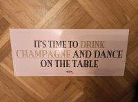 Metallschilld it's time to drink Champagne von Miss Etoile München - Au-Haidhausen Vorschau