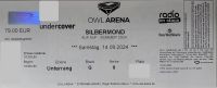 Silbermond Ticket, OWL Arena, 14.09.24, Unterrang, Block G Nordrhein-Westfalen - Hamm Vorschau