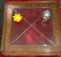 Tisch - Kalifornisches Wurzelholz mit Bleikristallglas - verzinnt Nordrhein-Westfalen - Siegburg Vorschau