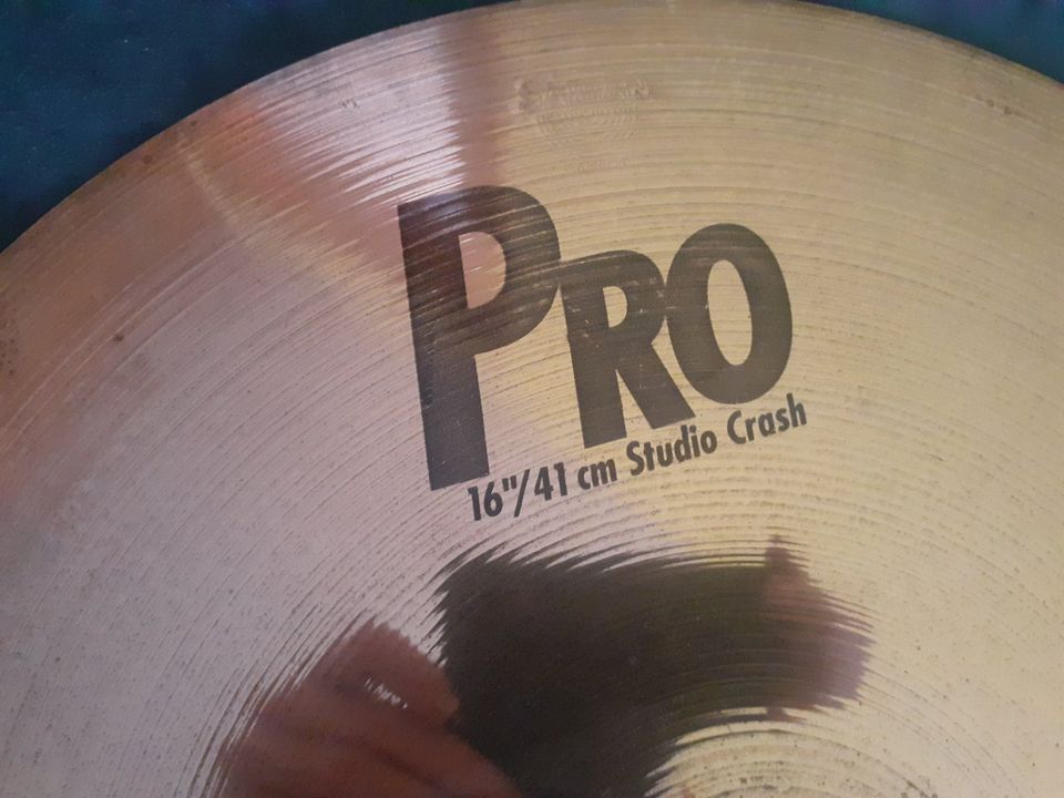 Sabian Pro 16" Studio crash Becken Schlagzeug in Sinzig