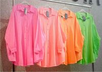 Musselin Bluse neon Oversize schnitt pink gelb orange grün korall Baden-Württemberg - Engen Vorschau