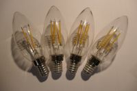 4 x Müller Licht LED E14 4,8 W 2700 K 470 Lm 40 W Kerzenlampen Niedersachsen - Bad Iburg Vorschau
