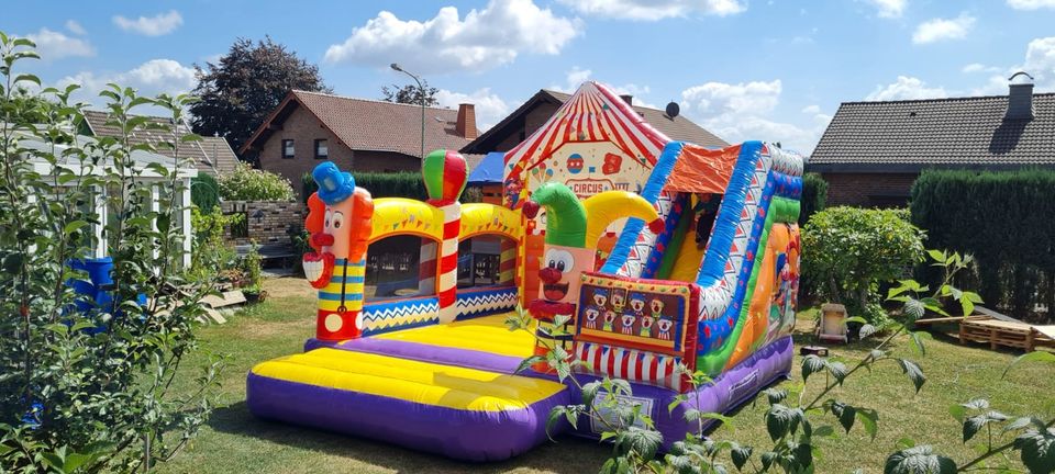 Hüpfburg Zirkus Happy Kids Kinder Geburtstag mieten in Hürtgenwald