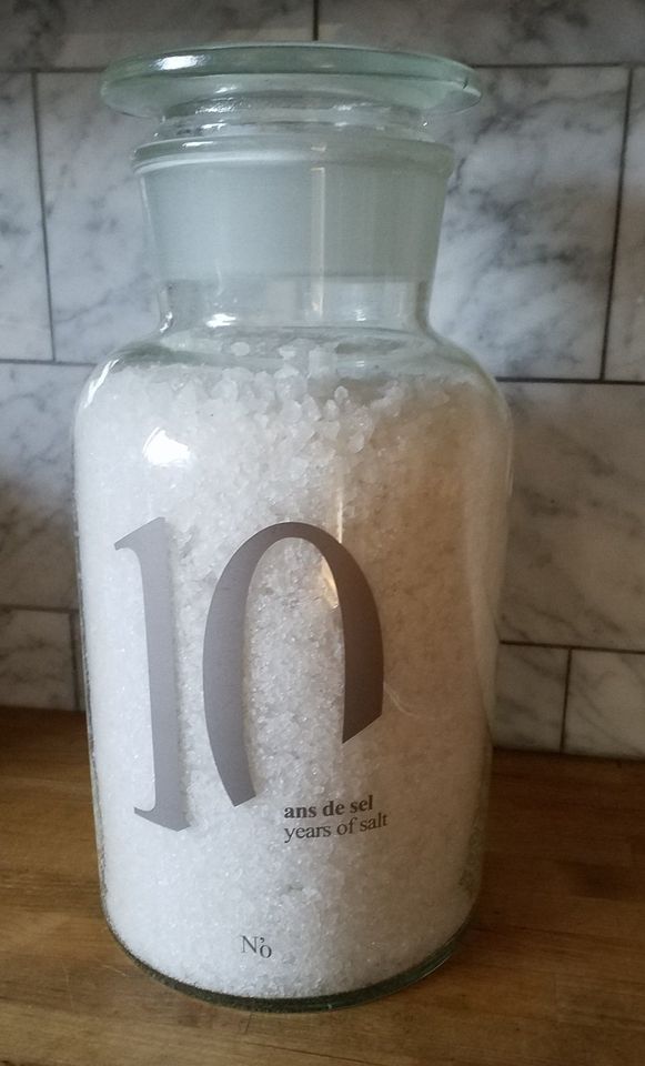 grobes Salz Apothekerglas zum Verzehr 10 years of salt NEU XL XXL in Wolfsburg