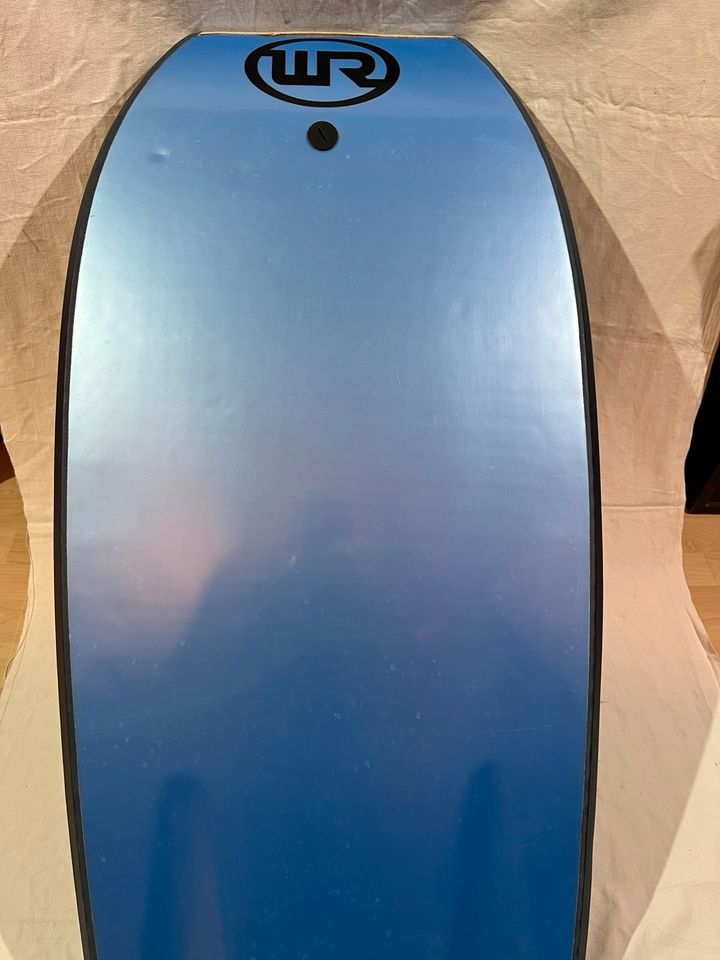 Bodyboard blau Tekkno WR mit Rucksack und flossen in Rostock