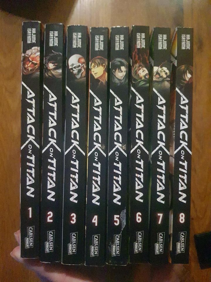 ATTACK ON TITAN Comic 1-8 Manga in Dresden