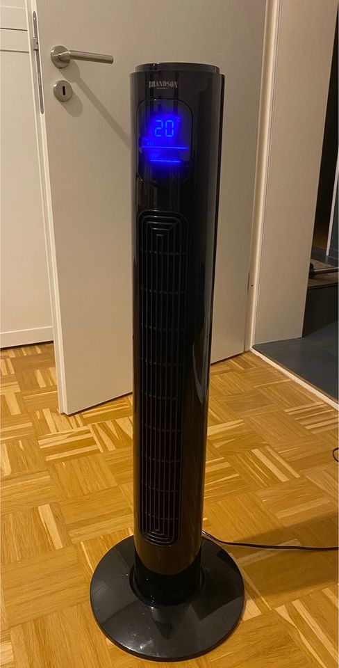 Turmventilator Ventilator Brandson oszillierend schwarz in Regensburg