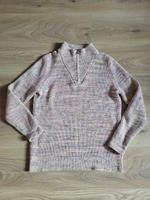 Damen Pullover, weiß/ross/grau, Lands End, Gr. M, Baumwolle Sachsen - Drebach Vorschau
