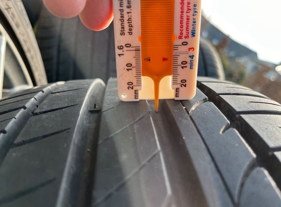 4 Sommerreifen auf Borbet Alufelgen 225/45 R17 91W in Reken