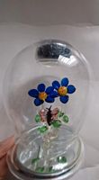 Neuer Glas-Teelichthalter mit Blumen und Schmetterling, Lampwork Hamburg-Mitte - Hamburg Billstedt   Vorschau