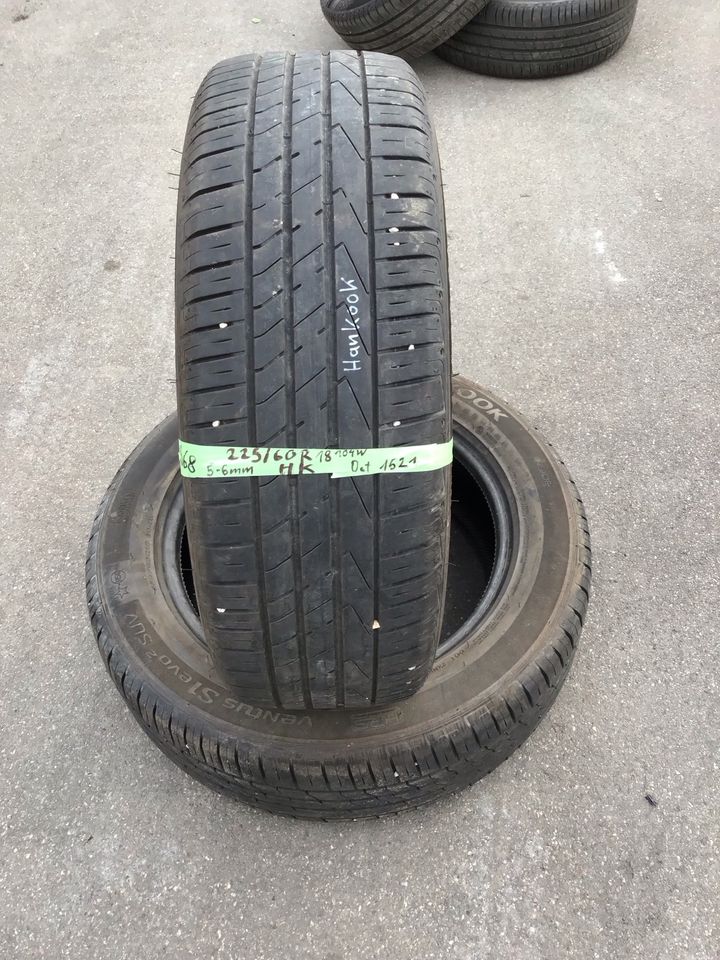 2 Stück Sommerreifen Hankook 225/60 R 18 104 w in Bad Saulgau