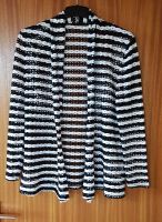 Cardigan Strickjacke SHE L schwarz weiß neuwertig Bayern - Woerth an der Donau Vorschau