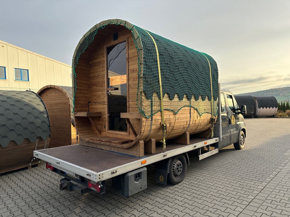 Thermoholz Quadro Sauna 3m | Garten Außensauna in Eichenzell