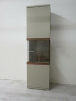 Niehoff 1trg. Vitrine Hochschrank hochwertiges MDF Grau Nussbaum Nordrhein-Westfalen - Bad Driburg Vorschau