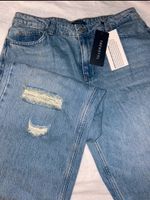 Trendyol Ripped Jeans mit weitem Bein Niedersachsen - Emden Vorschau