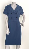 WIE NEU Collectif Pencil Bleistift Kleid Retro-Stil blau Gr. L Berlin - Mitte Vorschau