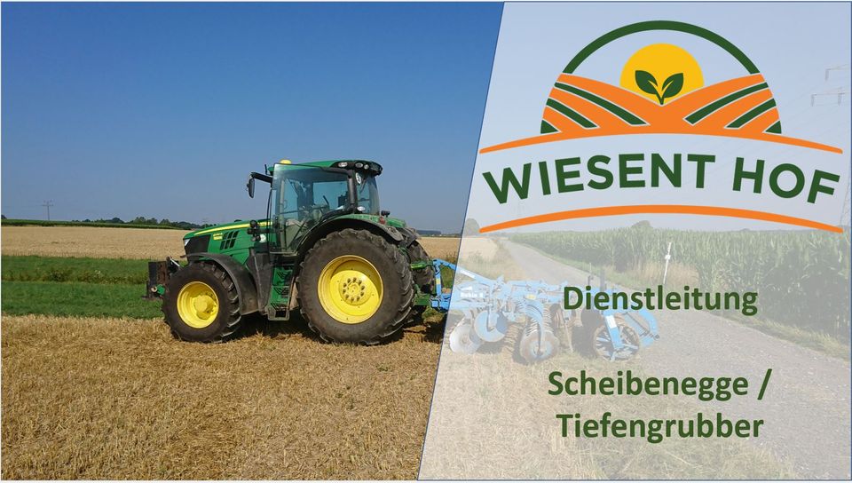 Dienstleistung Bodenbearbeitung Scheibenegge / Tiefengrubber in Eschenbach