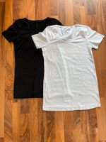 Noppies T-Shirts 2er Set schwarz/weiß M Bayern - Unterthingau Vorschau