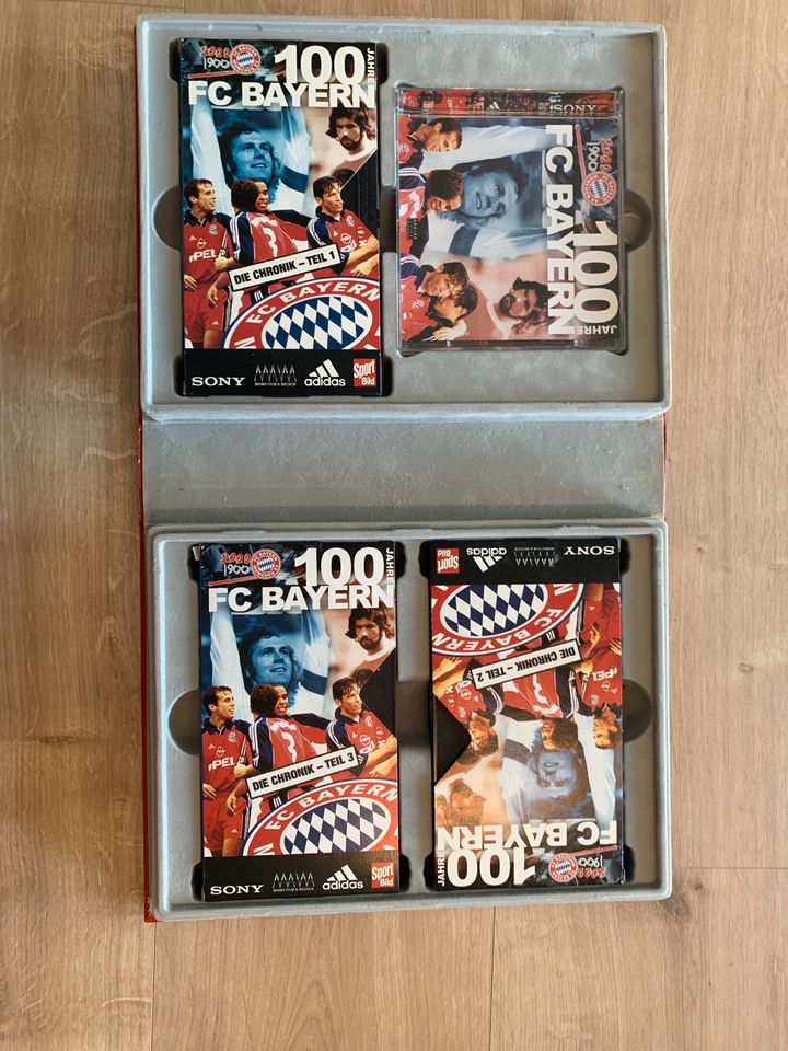 100 Jahre FC Bayern München VHS und CD Set in Meinersen