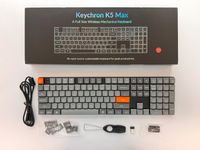 Keychron K5 Max, Mech.Tastatur, Kabellos, LP Gateron 2.0 Brown Thüringen - Frankenblick Vorschau