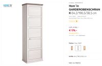 Hom´in Garderobenschrank CAMRON Schrank beige creme weiß Nordrhein-Westfalen - Recklinghausen Vorschau