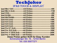 IPAD 2 3 4 5 6 Air Mini Pro 9.7 10.5 12.9 Glas Display Berlin - Steglitz Vorschau