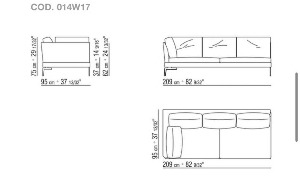 Flexform Feel Good Ecksofa zwei Teile in Niederkrüchten