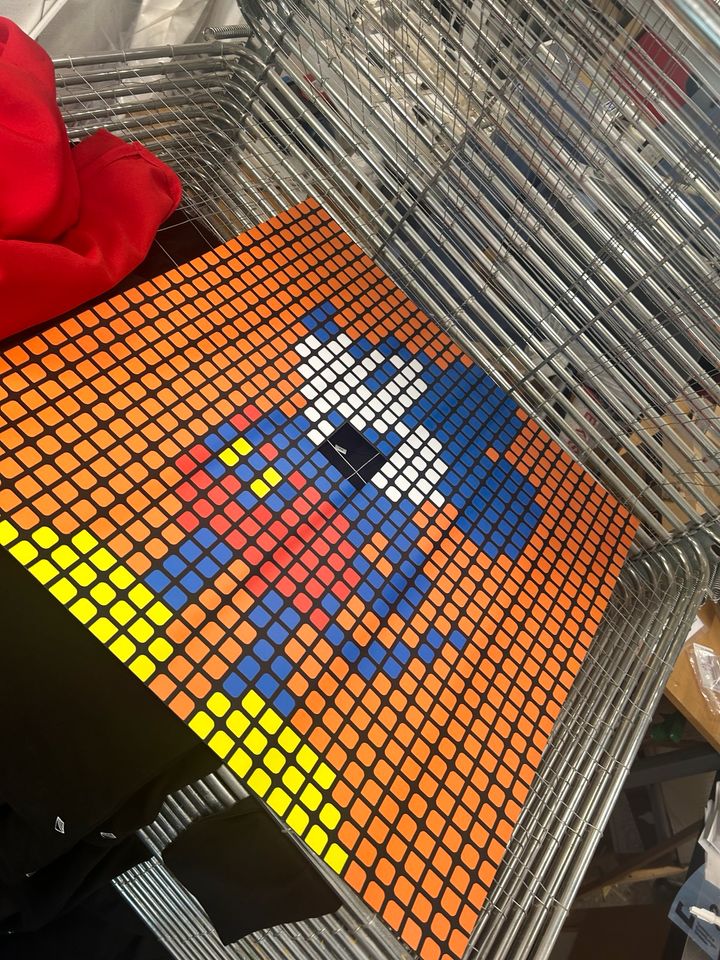 Zaubertrick Rubik art in Dresden