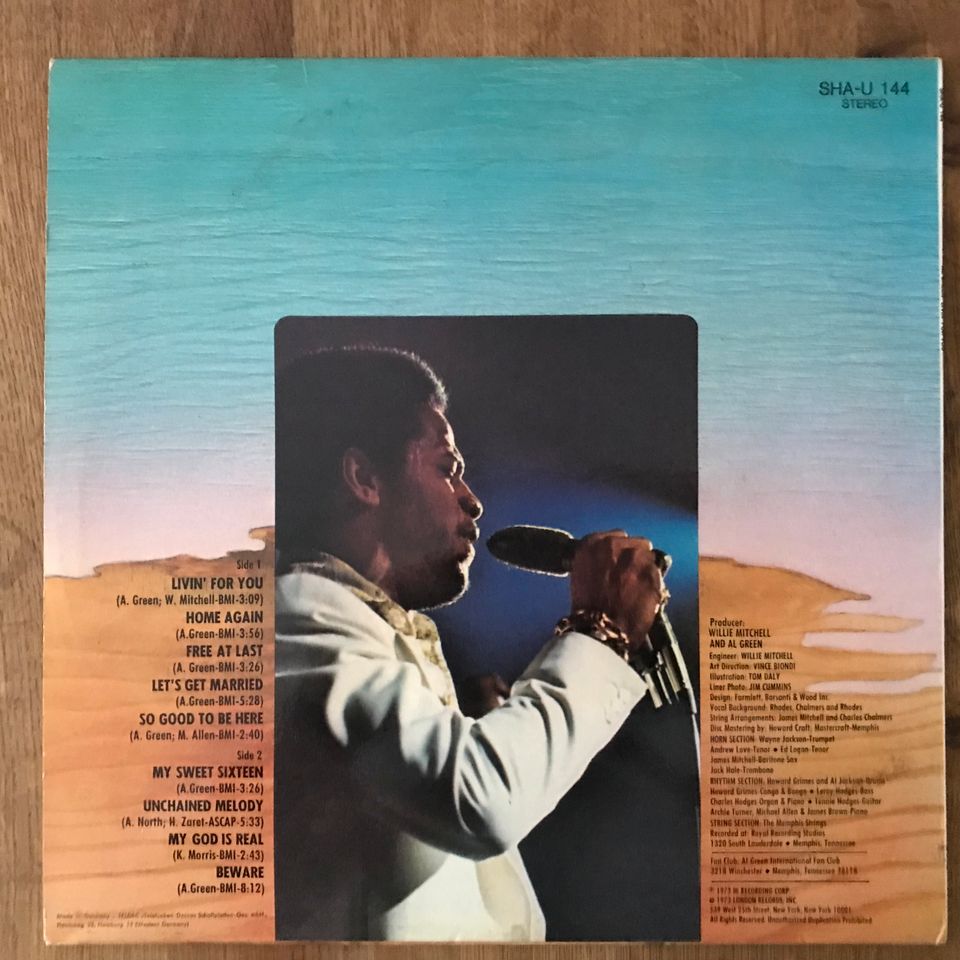 Vinyl LP Schallplatte - Al Green - Livin‘ For You in München