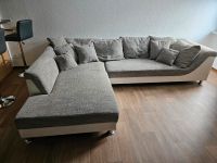 Couch Sofa Sitzecke 3,20x2,30m L Couch Leder Stoff weiß grau Sachsen-Anhalt - Genthin Vorschau