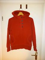 Roter Pullover Pulli Gr. XS S Tchibo mit Plüschkapuze Baden-Württemberg - Schwaikheim Vorschau