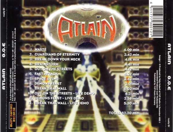 Atlain - G.O.E. ''CD'' (First Press Rusty Diamonds) in Herzogenrath