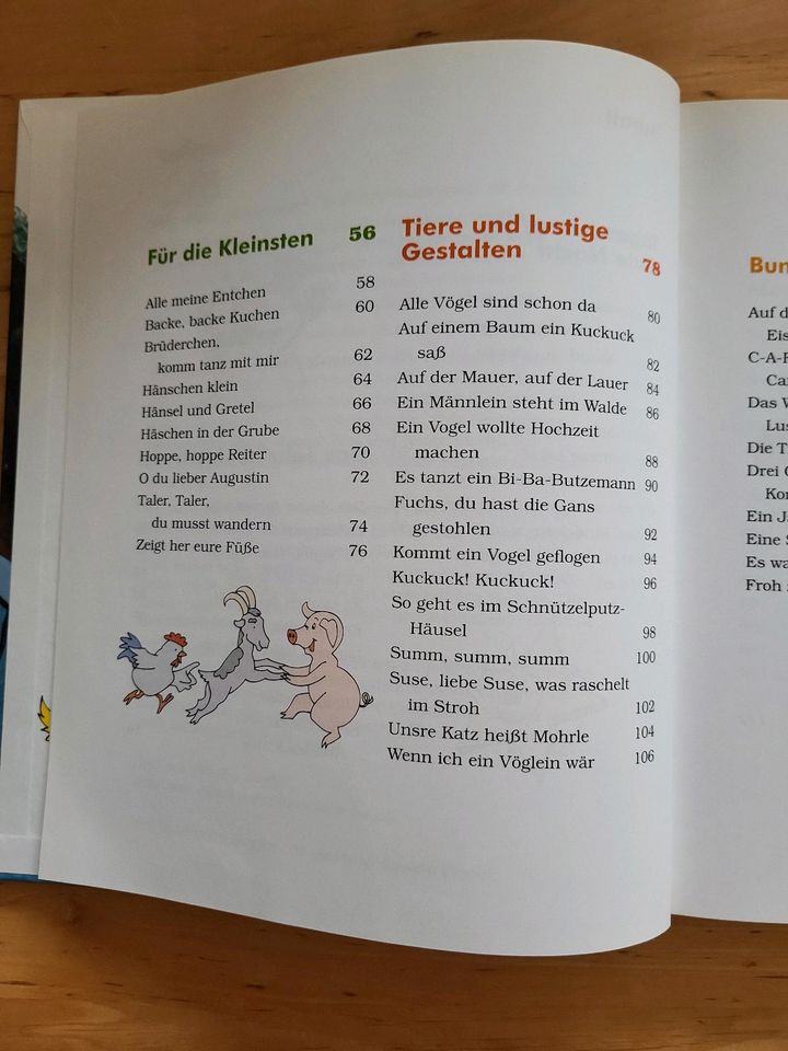 Kinderlieder Buch in Wesselburen