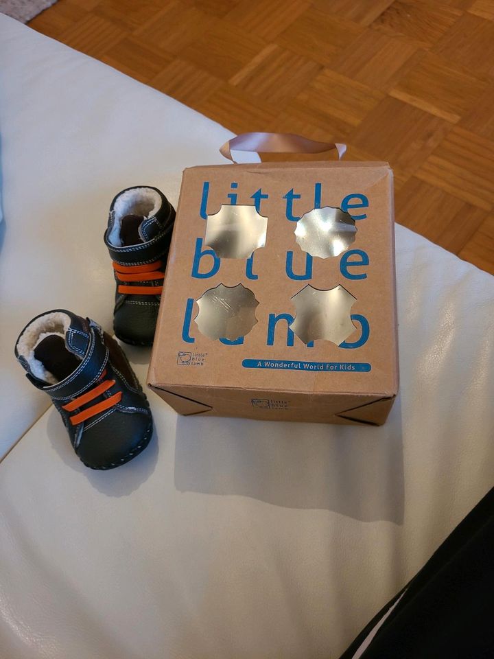 Little Blue lamb baby Schuhe Wolle-Leder Größe 18-19 115mm in Mannheim