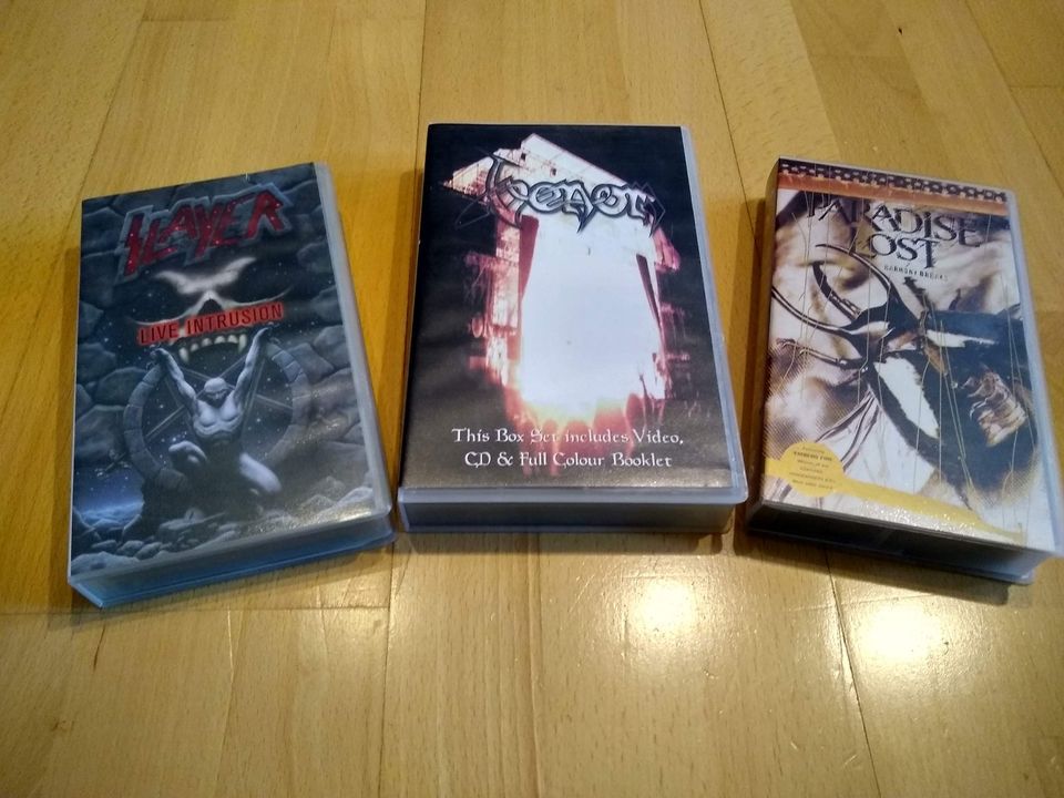 Metal VHS, Slayer,Venom,Paradise Lost, 3 Stück Original VHS in Delligsen