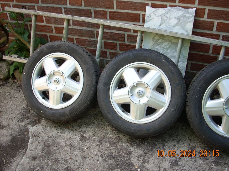 4 Renault Sommerreifen auf Alu,175/65 R14 82T in Nienberge