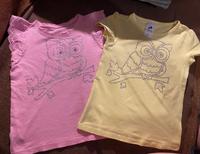 2 T Shirts, Glitzersteinchen, 110, Eule T Shirt Brandenburg - Hennigsdorf Vorschau